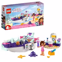 لگو گبی Gabby’s DollHouse مدل 10786 Gabby & MerCat’s Ship & Spa