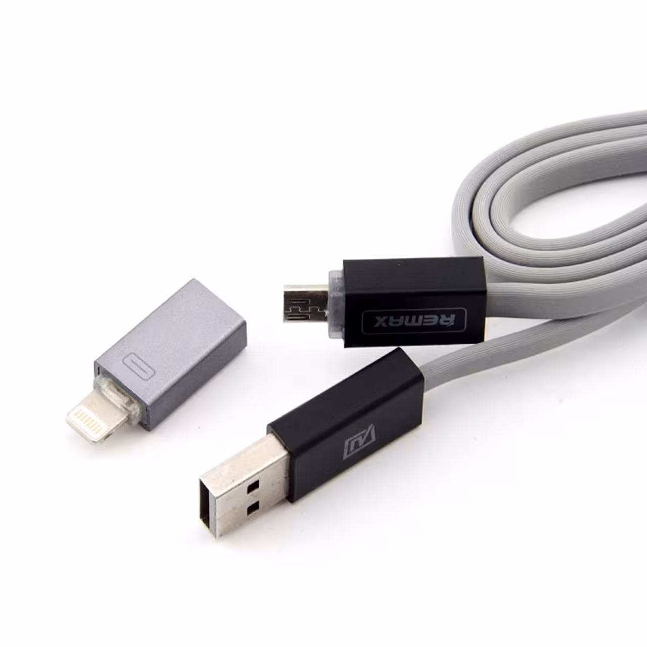 کابل شارژ 2 منظوره Android و iPhone ریمکس