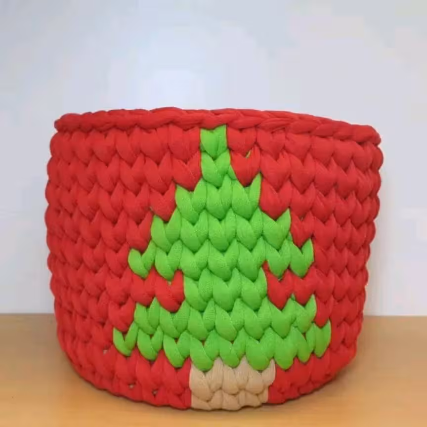 سبد تریکو مدل کاج  کد 099