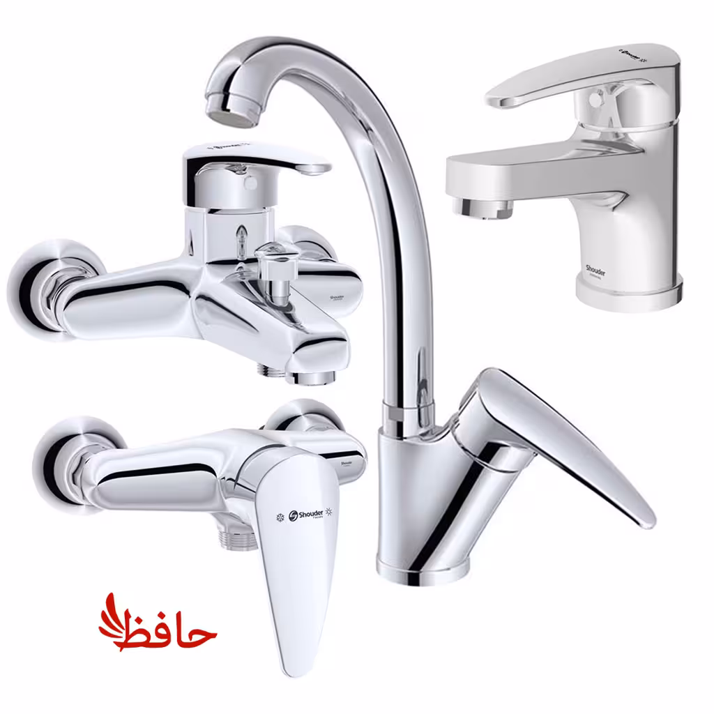 ست شیرالات شودر مدل مانا کروم