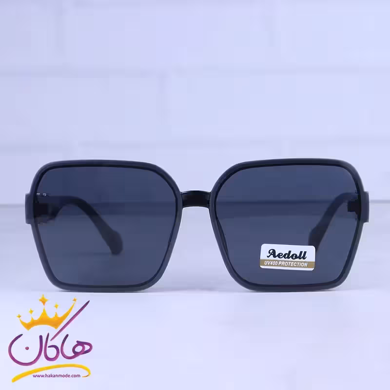 عینک آفتابی ایدول زنانه فریم مربع مشکی 6009/1