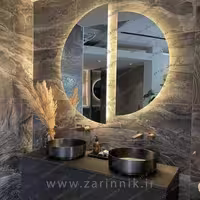 آینه دستشویی مدرن، مدل AD069، برند زرین نیک