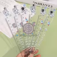 خطکش کریستال فانتزی/پینترستی 15 سانتیمتر کد 44410244 student ins ruler