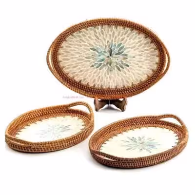 سینی حصیری 2 عددی5