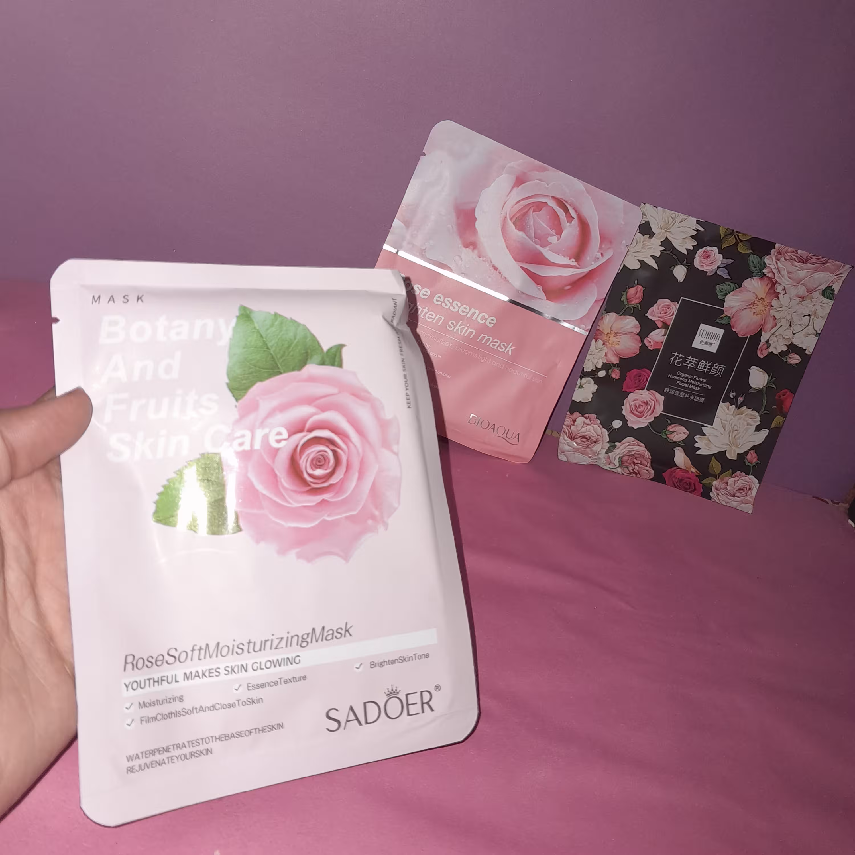 ماسک ورقه ای گل رز  رز