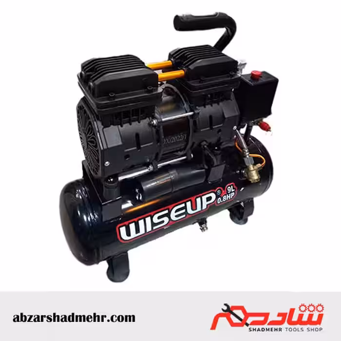 کمپرسور باد سایلنت 9 لیتری وایزاپ 170603