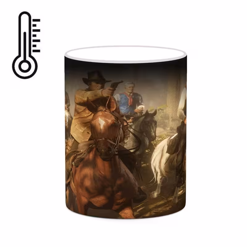 ماگ حرارتی   بازی رد دد Red Dead Redemption II کد mgh30077