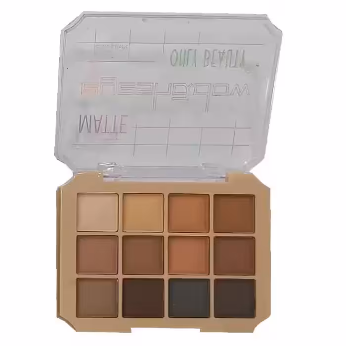 پالت هایلاتر مات 12 رنگ آنلی بیوتی only Beauty شماره 03
