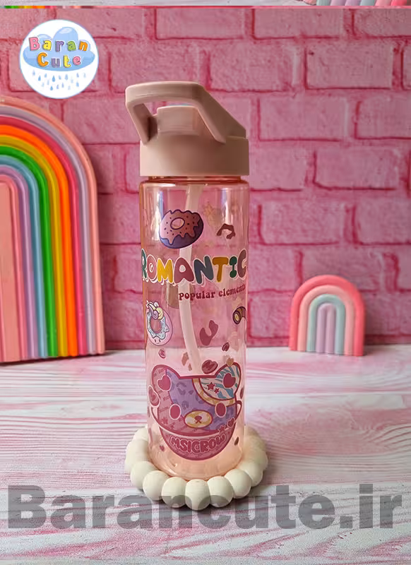 قمقمه فانتزی نی تاشو براق دخترانه