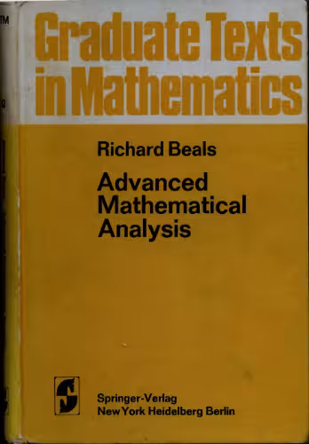 خرید و دانلود نسخه کامل کتاب Advanced Mathematical Analysis: Periodic Functions and Distributions, Complex Analysis, Laplace Transform and Applications