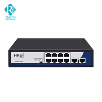 سوییچ شبکه 8 پورت HRUI مدل HR900-AF-82GN