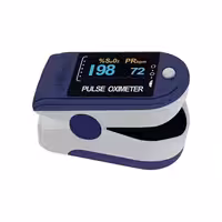 نمایش سطح اکسیژن اشباع خون و نمایش تعداد ضربان قلب Jziki