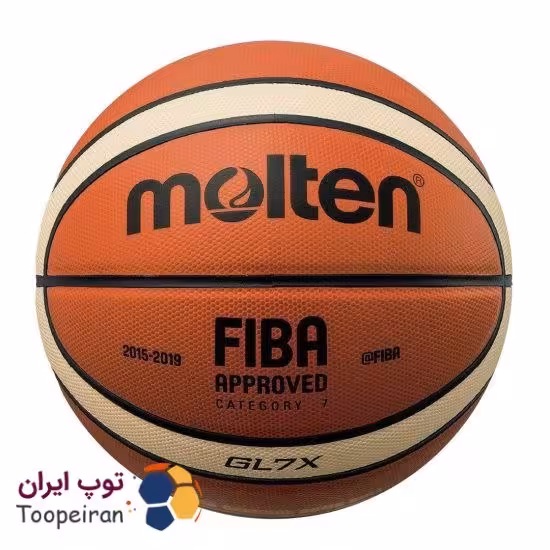  توپ بسکتبال طرح چرمی مولتن  gl7x سایز 7