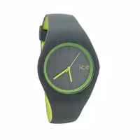 ساعت آیس Ice watch دو رنگ طوسی فسفری