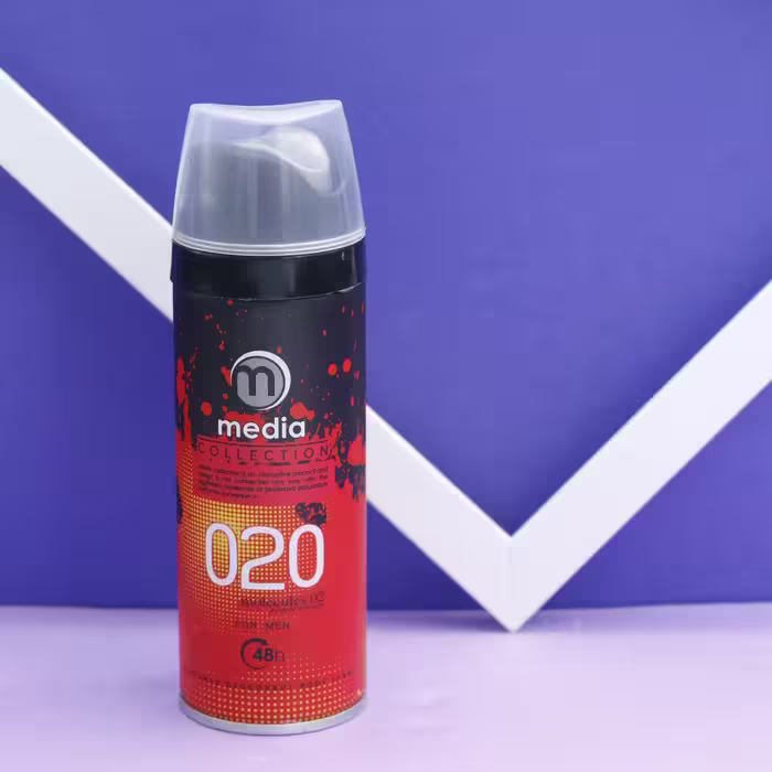 عمده فروشی اسپری مردانه media molecules 020 خوشبو کننده بدن مدیا 200میل 90366