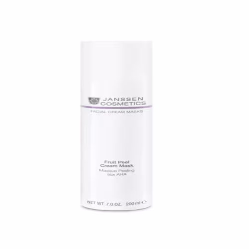 ماسک کرمی پوست چرب حاوی AHA یانسن حجم 200 گرم fruit peel cream mask janssen