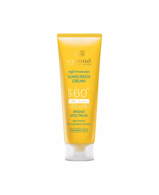 کرم ضد آفتاب SPF60 سینره (فاقد چربی) 50 میلی لیتر
