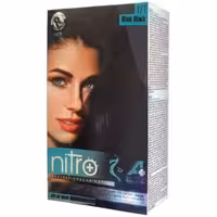 کیت رنگ مو و ابرو نیترو پلاس مدل  A شماره 1.1 – مشکی پرکلاغی