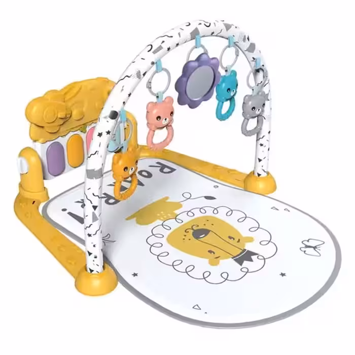 تشک (پارک) بازی موزیکال مدل پیانو طرح دار جغجغه ای