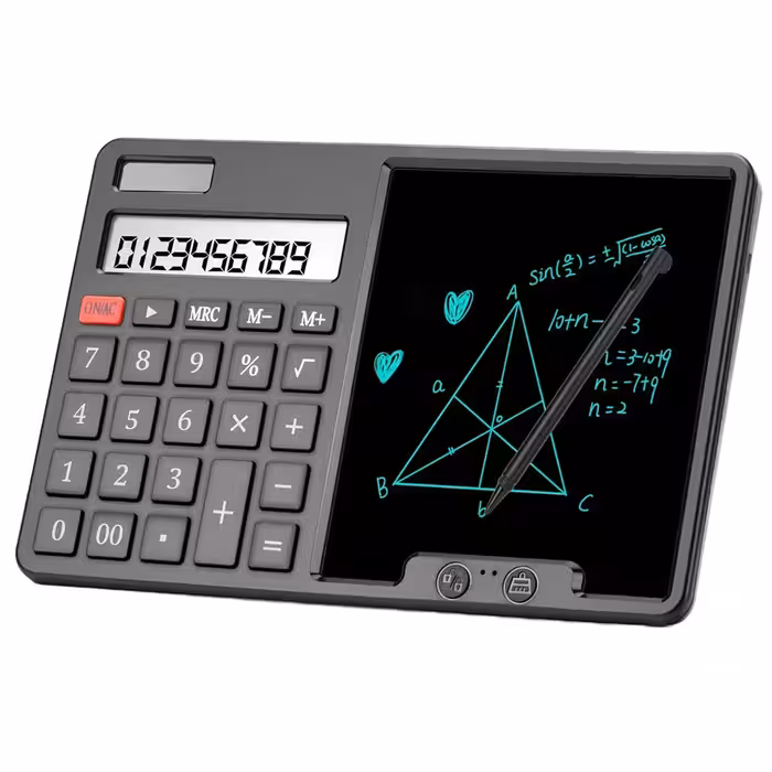 ماشین حساب دارای تبلت برند نوکسو  مدل  Solar Calculator with Writing Pad NOXO CA-N1