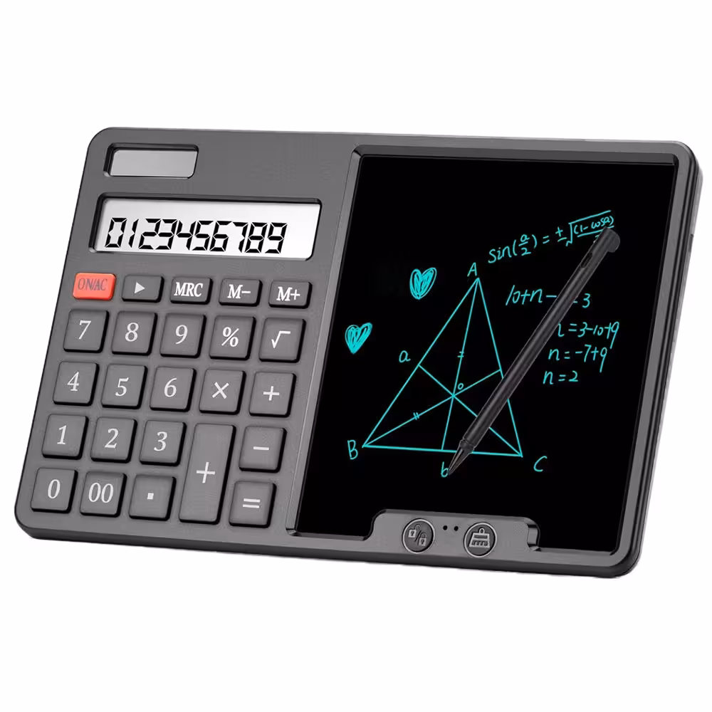 ماشین حساب دارای تبلت برند نوکسو  مدل  Solar Calculator with Writing Pad NOXO CA-N1