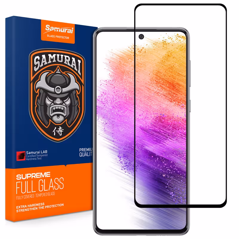 محافظ صفحه نمایش شیشه ای سامورایی مدل ovglass مناسب برای گوشی موبایل سامسونگ Galaxy A73 / M52 / Note 10 Lite