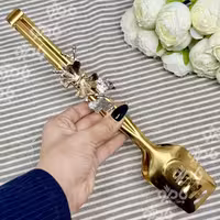 انبر سالاد استیل شنگیا پروانه طلا sk82