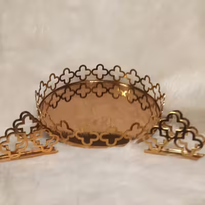 سینی برنوا مدل کف آینه کد Sh.1
