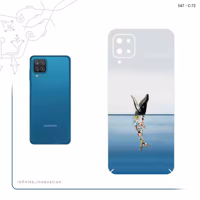 برچسب پوششی ماهوت مدل Collage of Sea Trash مناسب برای گوشی موبایل سامسونگ Galaxy A12 Nacho