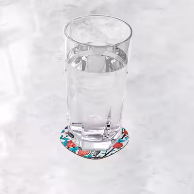 زیر لیوانی ترمه طراحان ایده مدل کاشی سعدیه کد trm509 بسته شش عددی