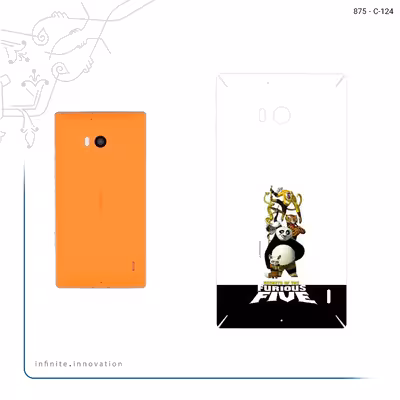 برچسب پوششی ماهوت مدل Kung Fu Panda مناسب برای گوشی موبایل نوکیا Lumia 930