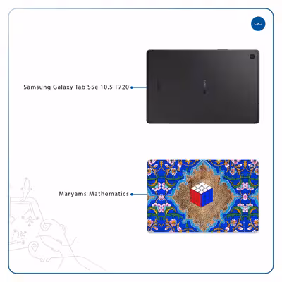 برچسب پوششی ماهوت مدل Maryams Mathematics مناسب برای تبلت سامسونگ Galaxy Tab S5e 10.5 2019 T720