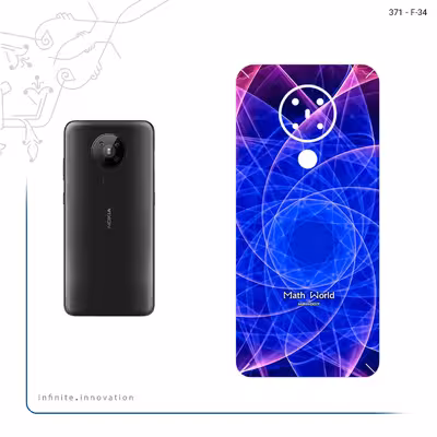 برچسب پوششی ماهوت مدل Mathematical Geometric Shape 9 مناسب برای گوشی موبایل نوکیا 5.3