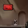 چراغ دیواری نئون دیزاین طرح Pubg-Logo-BL_RD