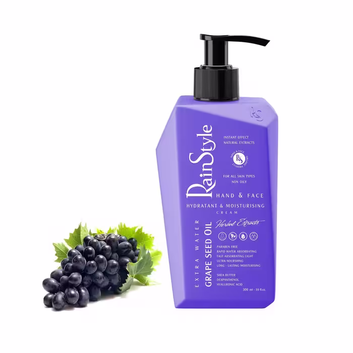 کرم مرطوب کننده رین استایل مدل GRAPE SEED حجم 300 میلی لیتر