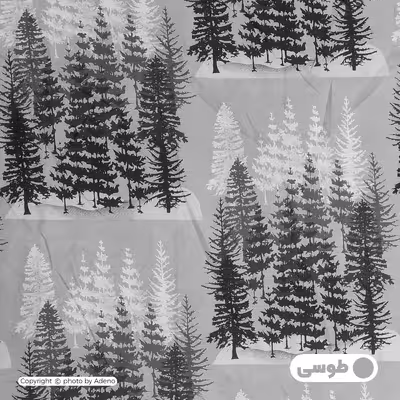 ملحفه آدنو مدل کاج کد CH96 دونفره سایز 220x240 سانتی متر