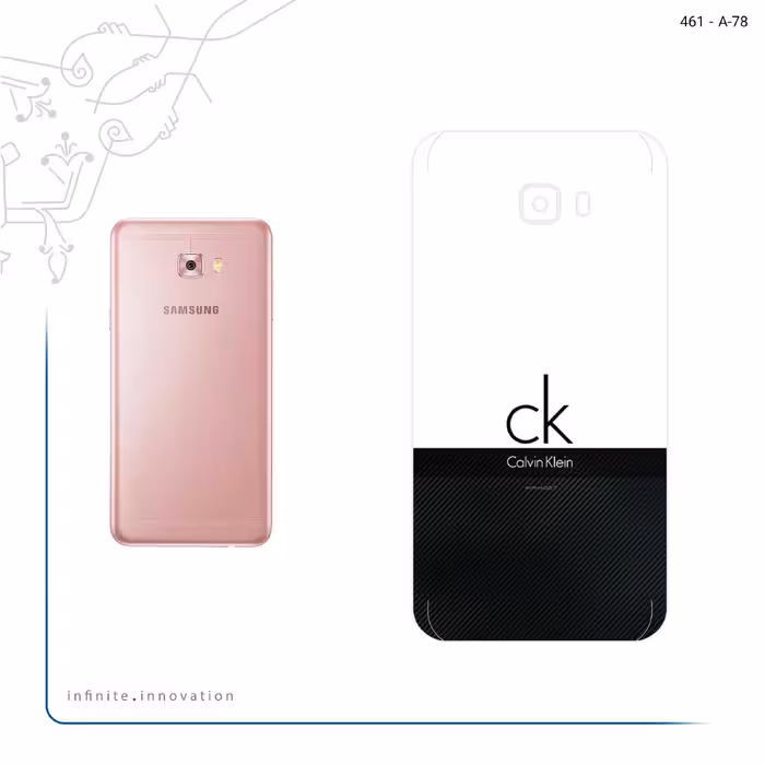 برچسب پوششی ماهوت مدل Calvin Klein مناسب برای گوشی موبایل سامسونگ Galaxy C7 Pro