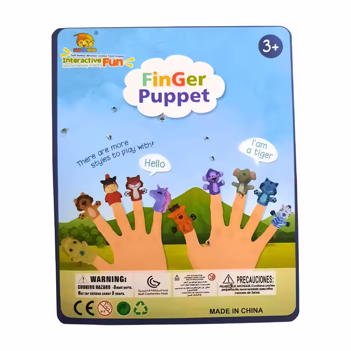 عروسک انگشتی طرح حیوانات اهلی کد 00300