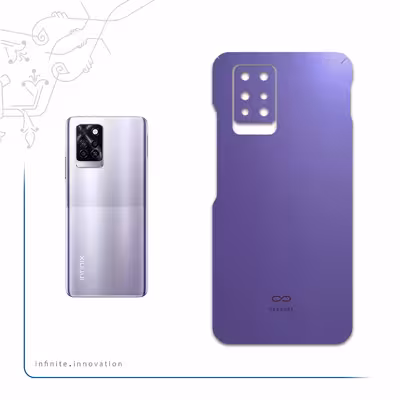 برچسب پوششی ماهوت مدل Matte-BlueBerry مناسب برای گوشی موبایل اینفینیکس Note 10 Pro
