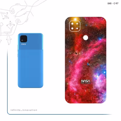 برچسب پوششی ماهوت مدل Universe b NASA 11 مناسب برای گوشی موبایل شیائومی Poco C31