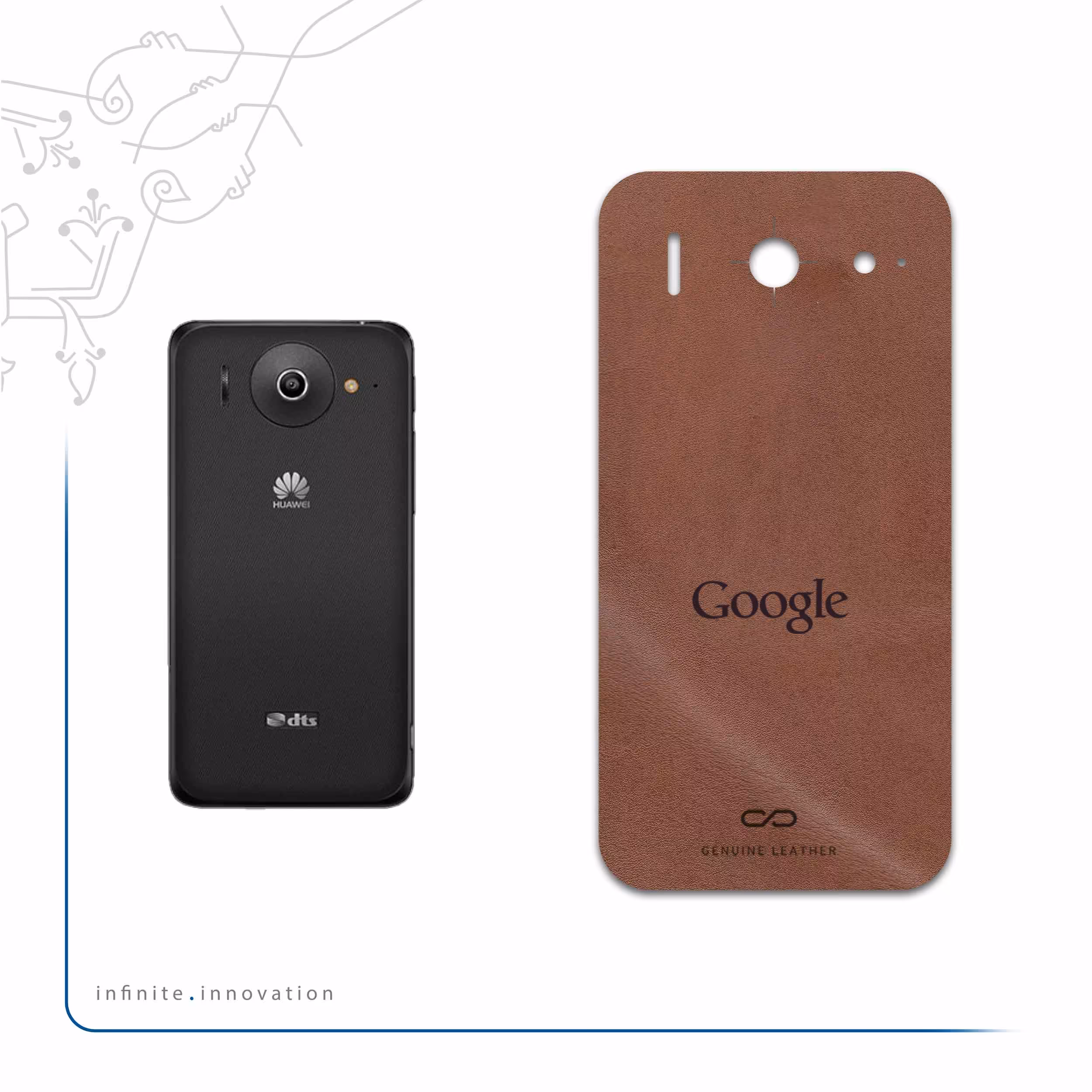 برچسب پوششی ماهوت مدل MNL-GGL مناسب برای گوشی موبایل هوآوی Ascend G510