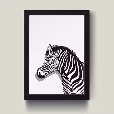تابلو مدل دکوراتیو ZEBRA کد G11-25