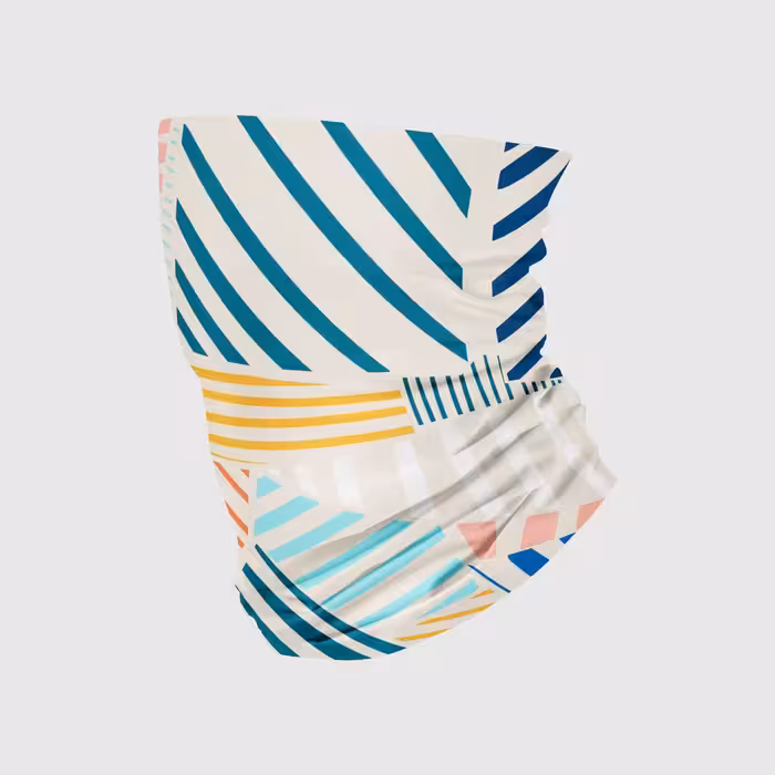 دستمال سر و گردن هاماگراف مدل خط خطی