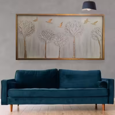 تابلو نقاشی اکرلیک مدل پرواز کد 04