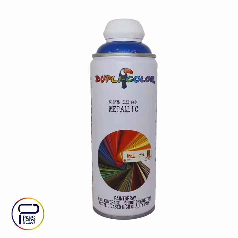 اسپری رنگ متالیک دوپلی کالر آبی سیگنالی کد 640