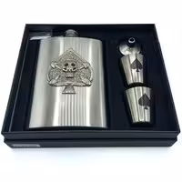 هیپفلاسک (قمقمه جیبی) 2 شات مدل جمجمه 270cc کد a520415