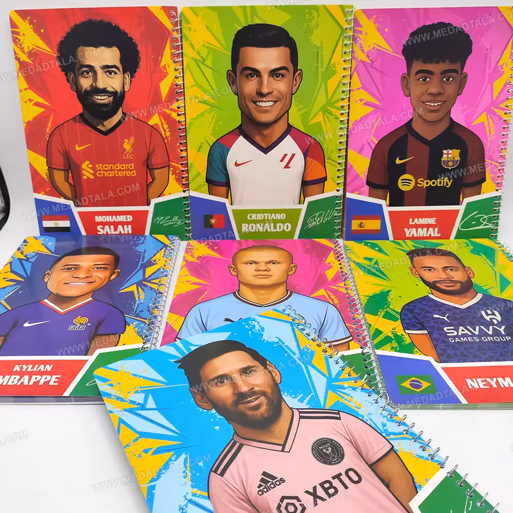 دفتر 40 برگ طرحدار فوتبالی (کیمدی) کریمی