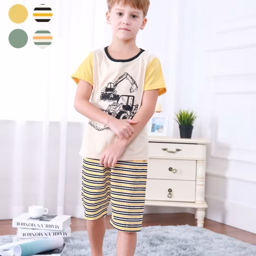 تیشرت شلوارک بچگانه نخپنبه