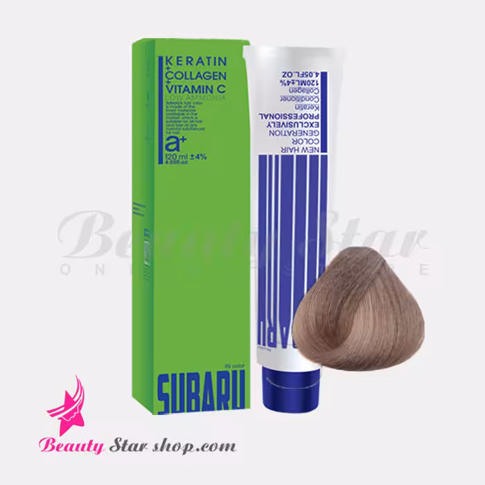 رنگ مو بلوند دودی متوسط سوبارو شماره 7.2 حجم 120 میلی لیتر