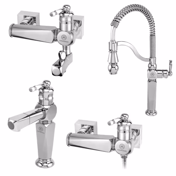 ست شیرآلات قهرمان مدل ارس